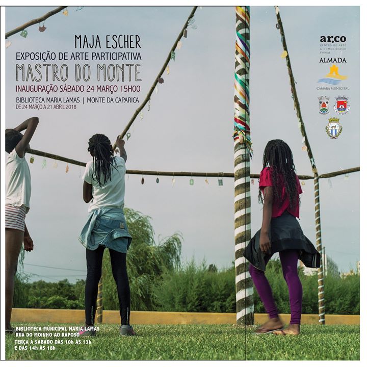 Exposição Mastro do Monte, 2018. Cartaz da inauguração